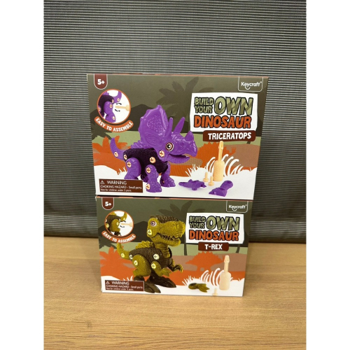 美國 Build Your Own Dinosaur DIY組裝恐龍 恐龍玩具