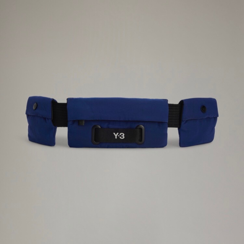 唯ㄧ現貨 ? Y3 (Y-3) ? 絕版精品！古典魅影、天空藍色！披肩版 > 腰包、發財包、側背包、斜背包、肩背包！