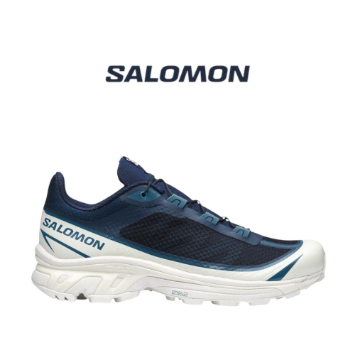 ?Salomon XT-6 FT 越野運動鞋 寶石藍｜海軍藍｜深藍色｜白色｜網眼布鞋面｜防潑水 男女通用款鞋