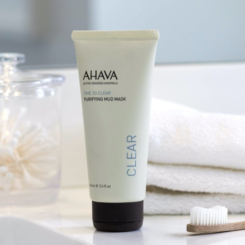滿500免運-現貨【AHAVA愛海珍泥】死海礦泥潔顏膜Purifying Mud Mask-100ML