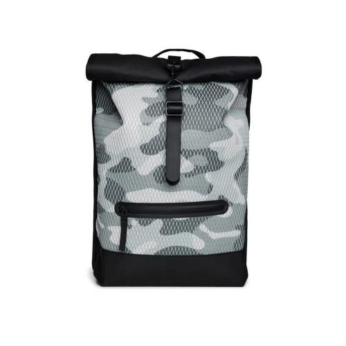 RAINS Rolltop Rucksack Mesh W3 網狀造型防水捲蓋後背包(13340)