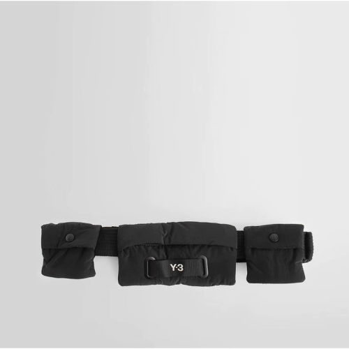 Y-3！Y3！絕版?全球限量~高階魅影黑色極限繡紋精品發財包、無双技術包技術實力增添?腰包、側背包、斜背包、肩背包
