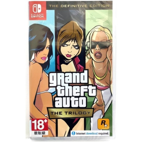 【正哥電玩】全新現貨 NS Switch 俠盜獵車手 三部曲 最終版 中文版 GTA3