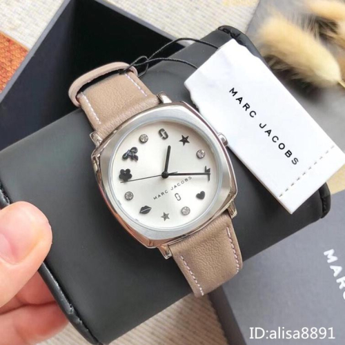 女士石英錶精品錶 MJ1563 時尚潮流女生腕錶 MARC JACOBS錶 簡約休閒皮帶錶 防水手錶MJ1565