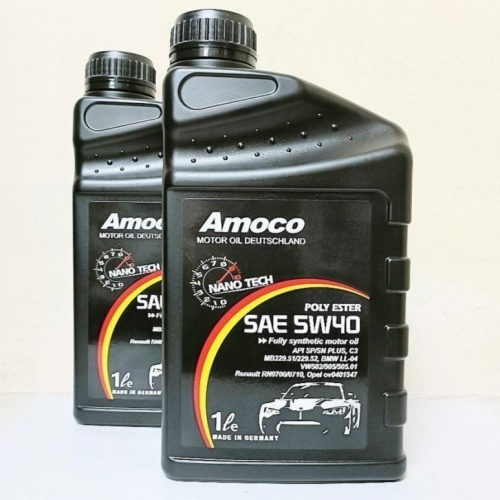 C+小站 AMOCO 5W40 POLY ESTER C3 奈米多元酯全合成機油 汽柴油引擎