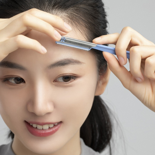 進口KAI貝印修眉刀剃眉毛刀女用新手初學者修眉神器刮眉刀片
