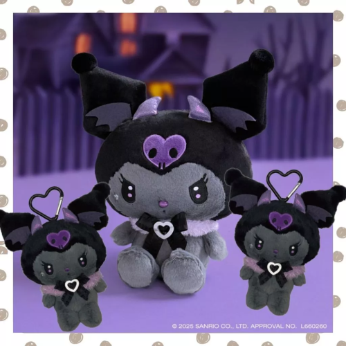 現貨 日本正版 三麗鷗 Kuromi 炭黑惡魔系列 酷洛米 吊飾 娃娃 玩偶 掛飾