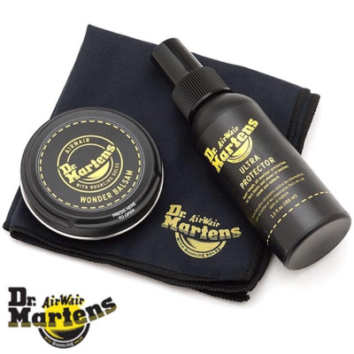 現貨 免運 ?英國??製 DR MARTENS 馬汀大夫 鞋油保養組 （ 防水噴霧 + 萬用鞋油 +擦拭布）
