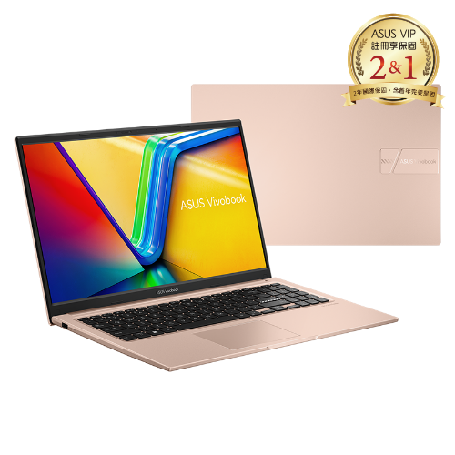 【新cpu】ASUS X1504VA-0291C120U 蜜誘金(Core5-120U/15/8G/512G/W11)