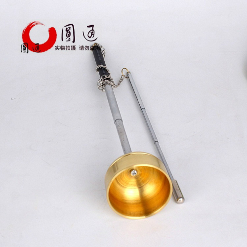 純銅引磬銅罄伸縮引慶寺廟法器佛堂打樂器用品木魚鈴
