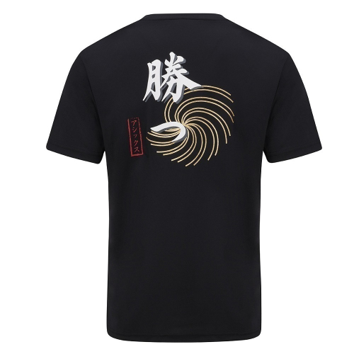 ?⚽️乒冠體育?⚾️?ASICS 短袖上衣 男女中性款 漢字 亞洲版型 訓練上衣 2033B345-001