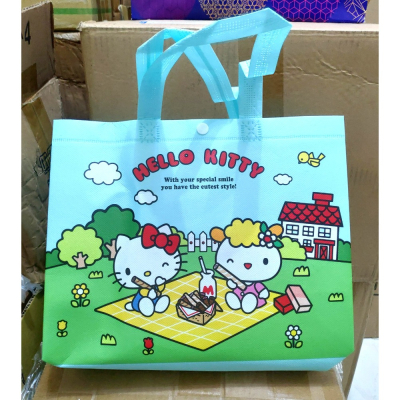 全新品轉售小瓜呆X Hello Kitty野餐手提袋