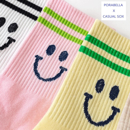 現貨微笑襪子 笑臉襪 韓版襪 女生襪子 表情襪 個性塗鴉 潮流襪 SMILE SOCKS