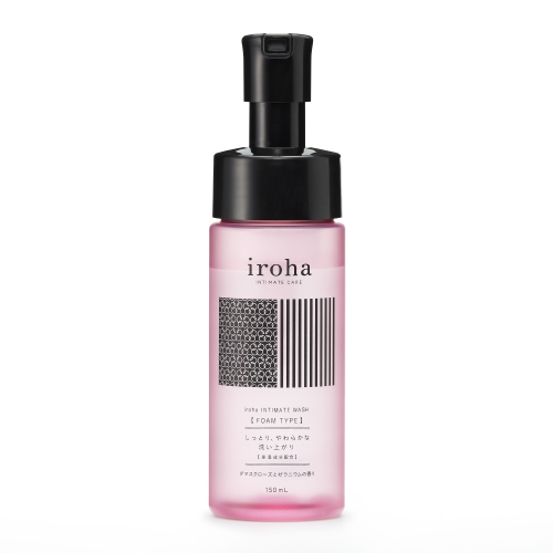 日本TENGA iroha 依柔華私密泡沫型沐浴乳【大馬士革薔薇&洋葵香】150ml