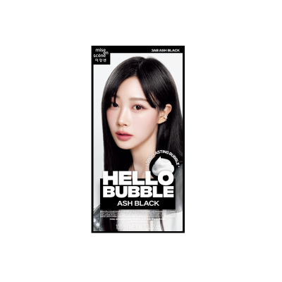 【萬家福】魅尚萱 HELLO BUBBLE泡沫染髮劑-迷霧黑