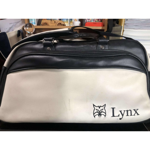 Lynx 超大容量皮革運動旅行袋 售2500