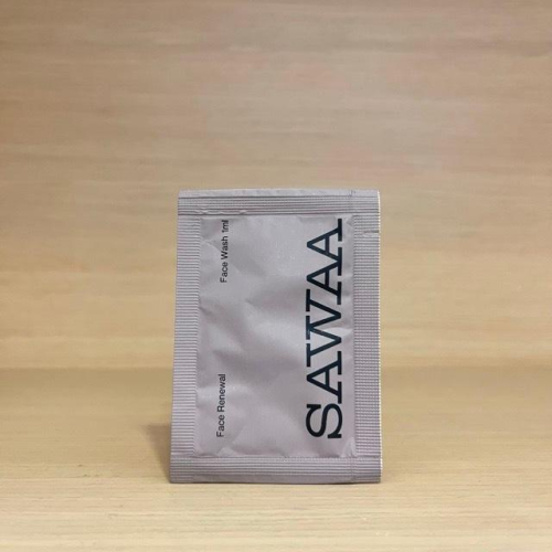 栗子美妝?｜SAWAA 零度寫作｜藻荇舒緩洗面露 1ml 試用包 洗面乳 專櫃中文標