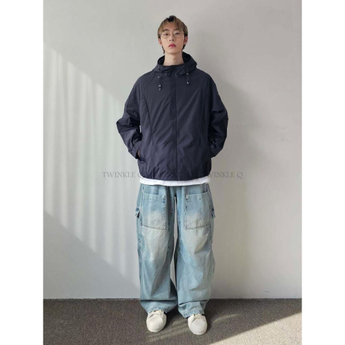 ?TwinkleQ韓國代購-預購✈️東大門?南大門正韓 牛仔長褲 男女中性 雙口袋 刷毛 工裝褲 寬鬆 長褲 牛仔褲