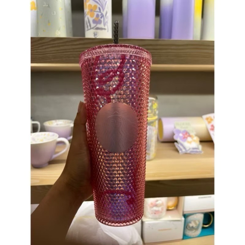 星巴克 black pink 粉色刺刺杯