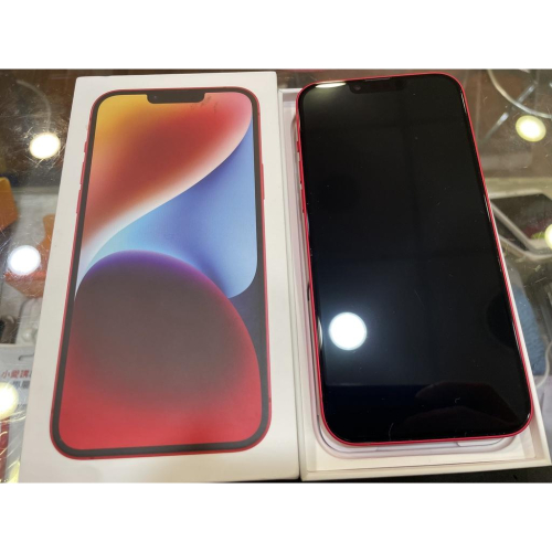 【永和樂曄通訊】二手9.9成新 iPhone 14 Plus 128GB 紅色 手機極新僅使用兩個禮拜 保固還有11個月