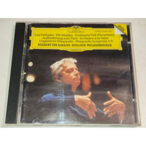 文本齋 Karajan 卡拉揚 史麥塔納 莫爾道河 李斯特 前奏曲 第5號匈牙利狂想曲 韋伯 邀舞 羅西尼 威廉泰爾 序