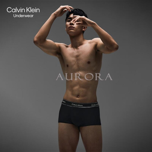 Aurora 購物分享?Calvin Klein 男士純棉四角內褲 高端男士精品裸感內褲 一盒3條裝（黑色/藏青/紅色）