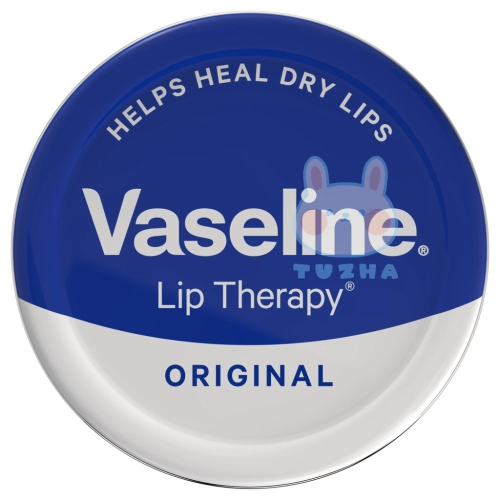 【Vaseline 凡士林】小圓罐護唇膏-原始香味(20g)【3308】