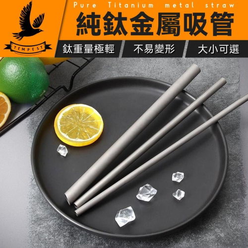 【贈清潔刷】鈦合金吸管 珍珠奶茶吸管 純鈦吸管 鈦吸管 純鈦 環保吸管 飲料吸管 戶外 露營 鈦餐具 星巴克 鈦無毒吸管
