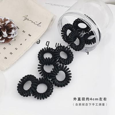 ????? ?????? 高級霧面質感の電話線髮圈 無痕髮圈 罐裝
