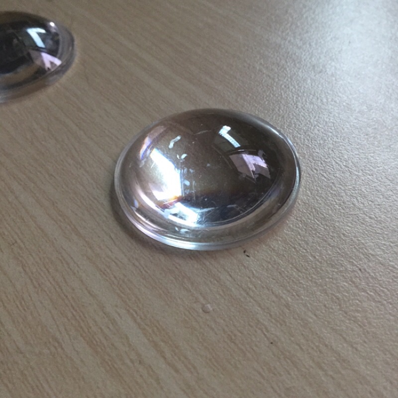 LED平凸透鏡壓克力材質改裝VR-尺寸直徑32mm__厚度10mm現貨-放大鏡顯微鏡-手電筒-學校實習作業-