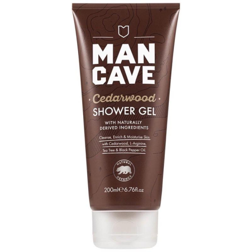 英國代購現貨??Mancave Cedarwood茶樹雪松木 沐浴精 沐浴乳 沐浴露 200ml 天然man cave