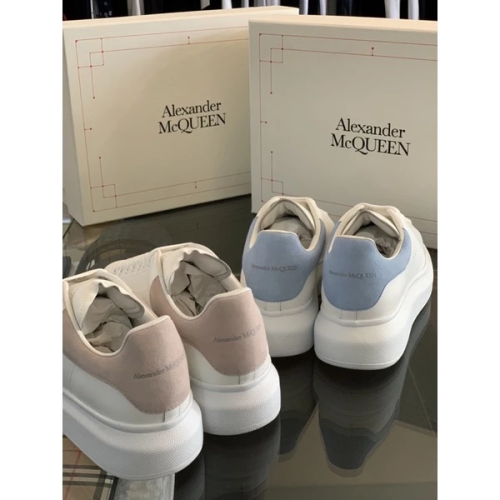 MCQ Alexander Mcqueen 小白鞋 裸粉、水藍設計 增高鞋