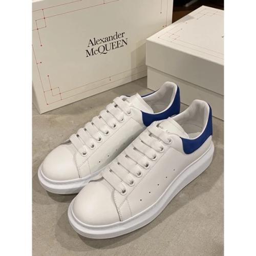 MCQ Alexander Mcqueen 經典 藍尾 麂皮材質 男生 男鞋 小白鞋