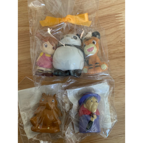 現貨 宮崎駿 熊貓家族 手指偶 已絕版