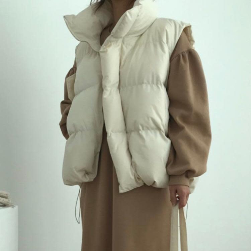 DearGod正韓女裝現貨 韓國ins復古棉衣馬甲背心秋冬棉服女