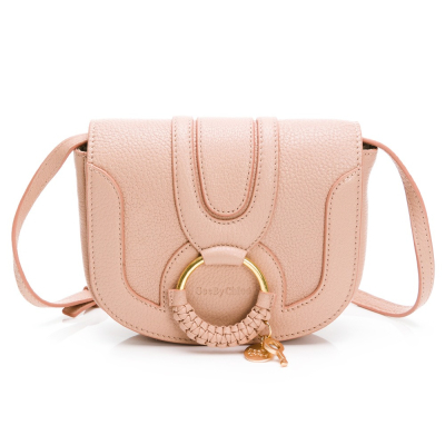 【CHLOE 蔻依】See By Chloe HANA mini 馬鞍包 (粉) __DVSHOP 保證正貨 台灣現貨不